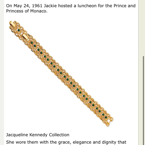 Jaqueline Kennedy gold plated Swarovski Crystal - - Picture 5 of 7